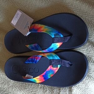Chaco Chillos Flip Flop Tie Dye 7